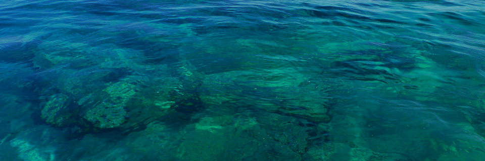 …and crystal clear waters